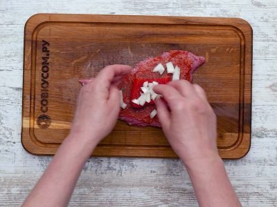 Рулетики из говядины