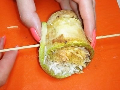 Рулетики из кабачка