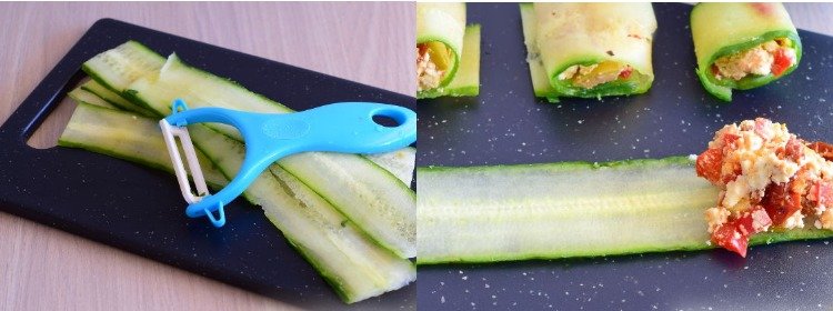 рулетики из огурцов