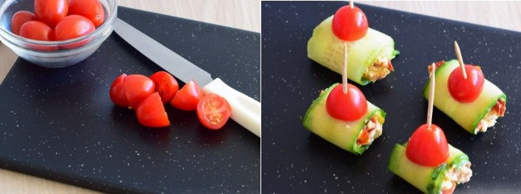 рулетики из огурцов