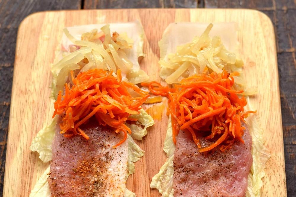 рулетики из капусты