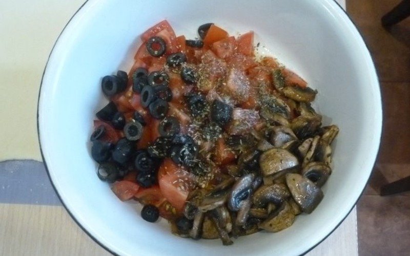 закуска с грибами