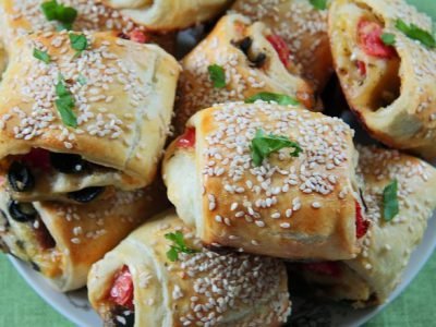 Рулетики с грибами