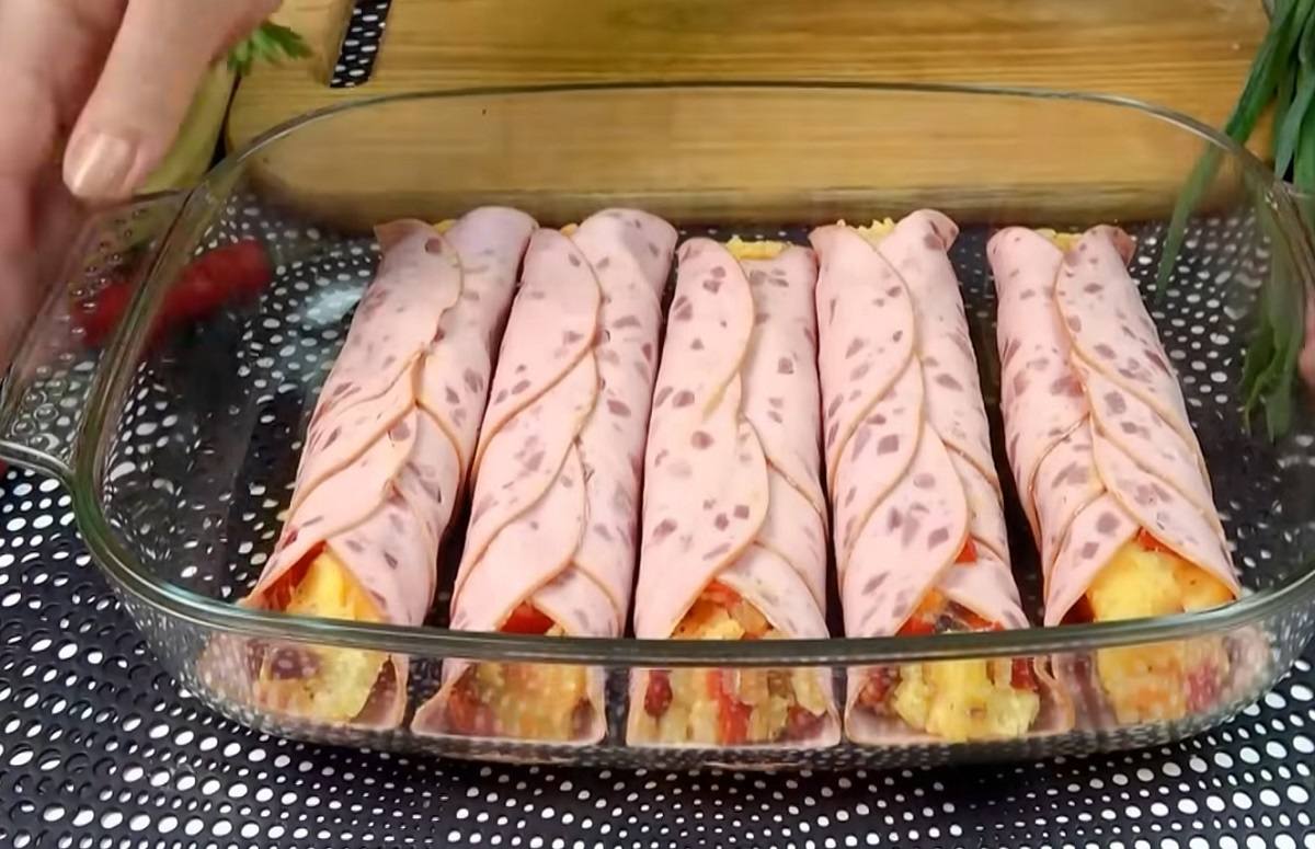 рулетики в форме