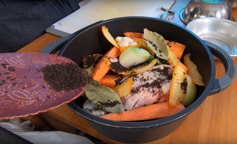 рецепт рульки в квасе