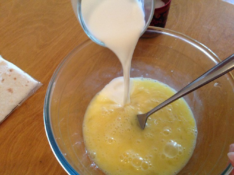 рваный пирог из лаваша