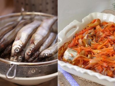 Рыба под маринадом из моркови и лука