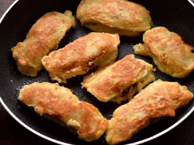 Жареная рыба в луковом кляре