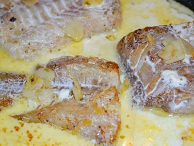 Рыба в молоке