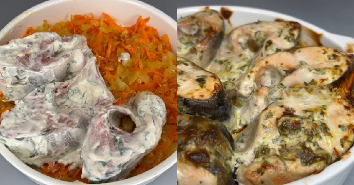 рыба красная в духовке