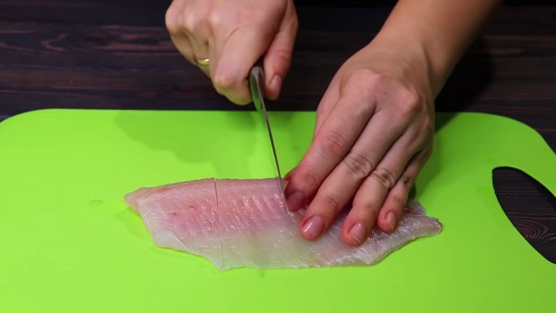 нарезка рыбы