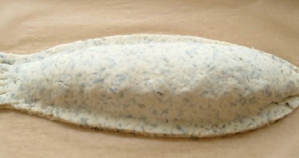 рыба из теста