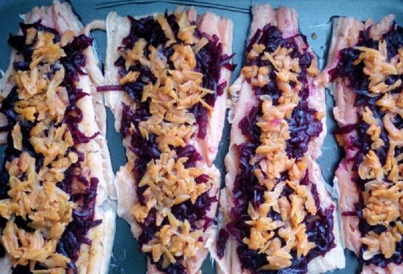 рыба с овощами