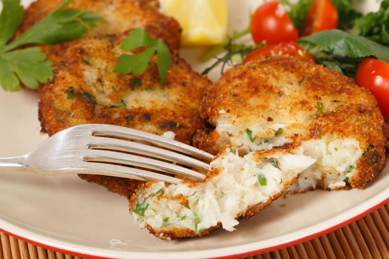 рыбные котлеты в разрезе