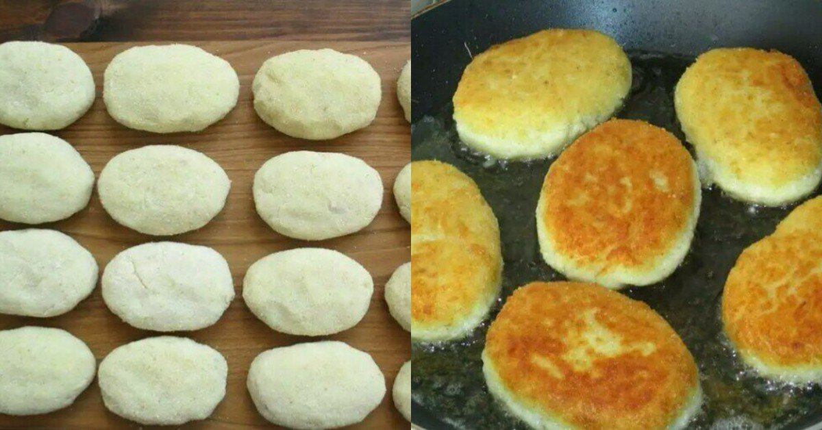 рыбные котлеты с картошкой