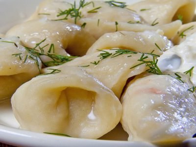 Рыбные пельмени