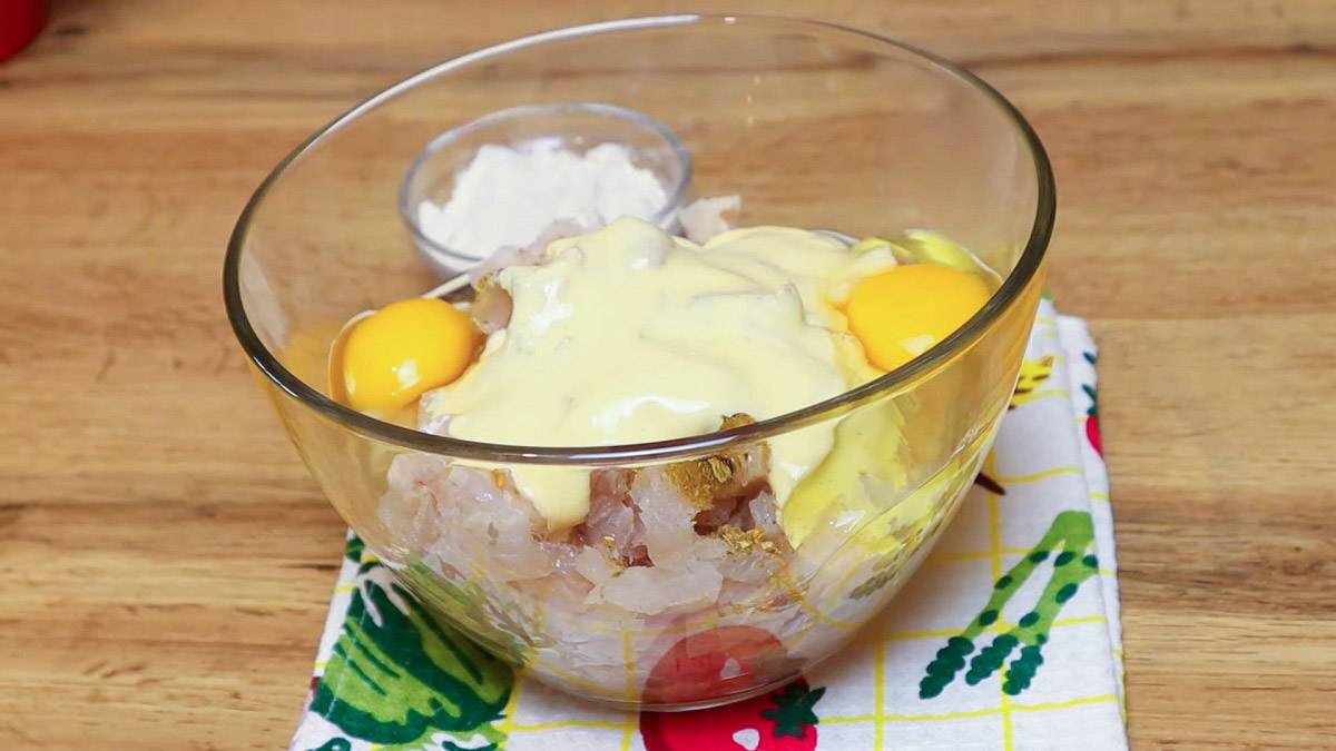 приготовление заготовки для котлет