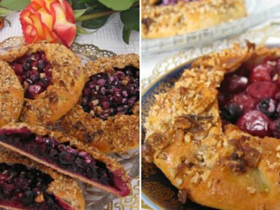 Ржаная галета с ягодами