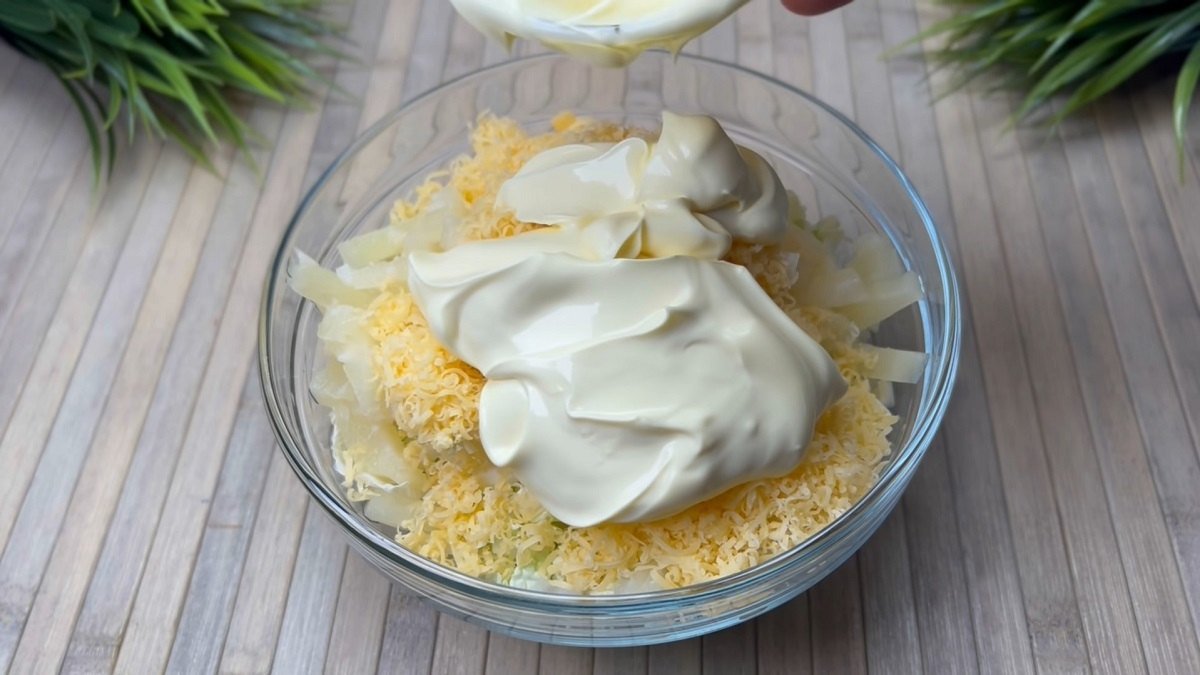 добавление майонеза