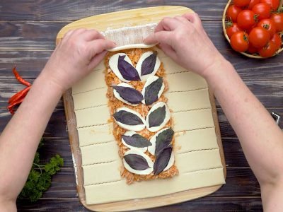 Стромболи с курицей