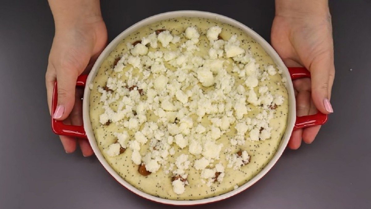 пирог с сахарной посыпкой