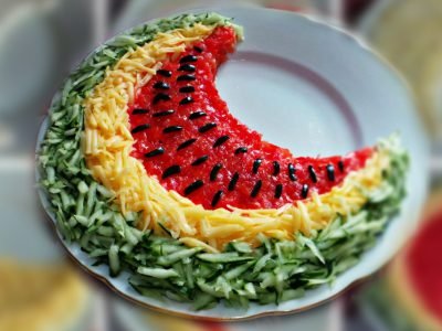 Салат «Арбузная долька»