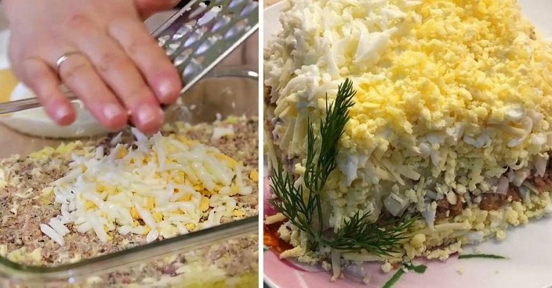 формирование салата