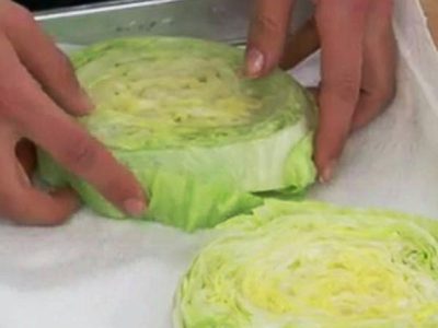 Салат айсберг под соусом