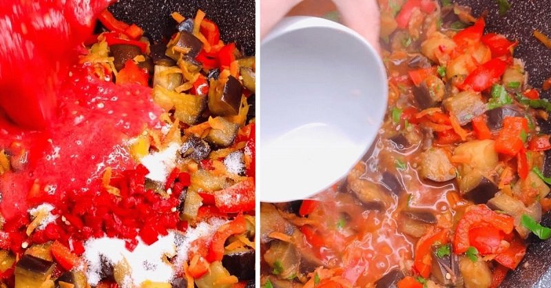 баклажаны в соусе