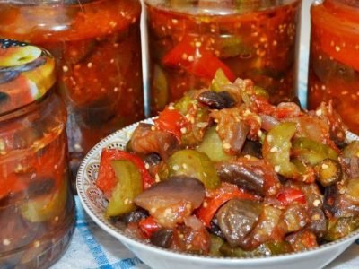 Салат «Бакат» из баклажанов на зиму