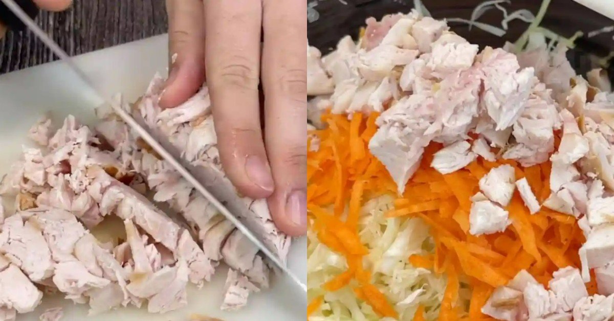 салат белый