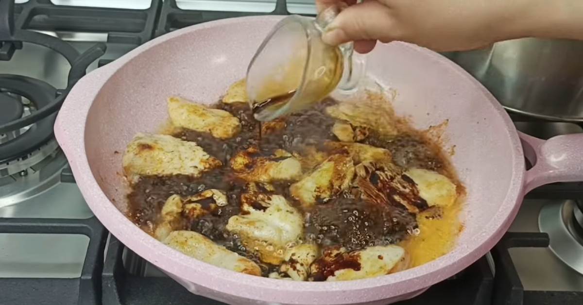 курица с соевым соусом