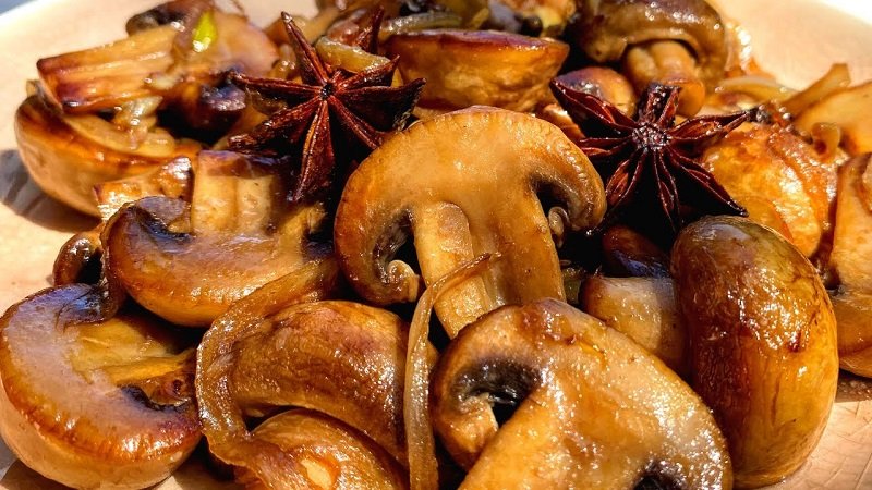 жарка шампиньонов