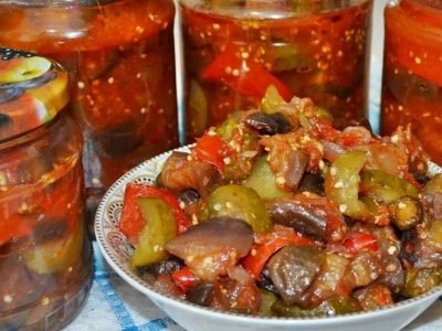 Овощной салат «Десятка» на зиму