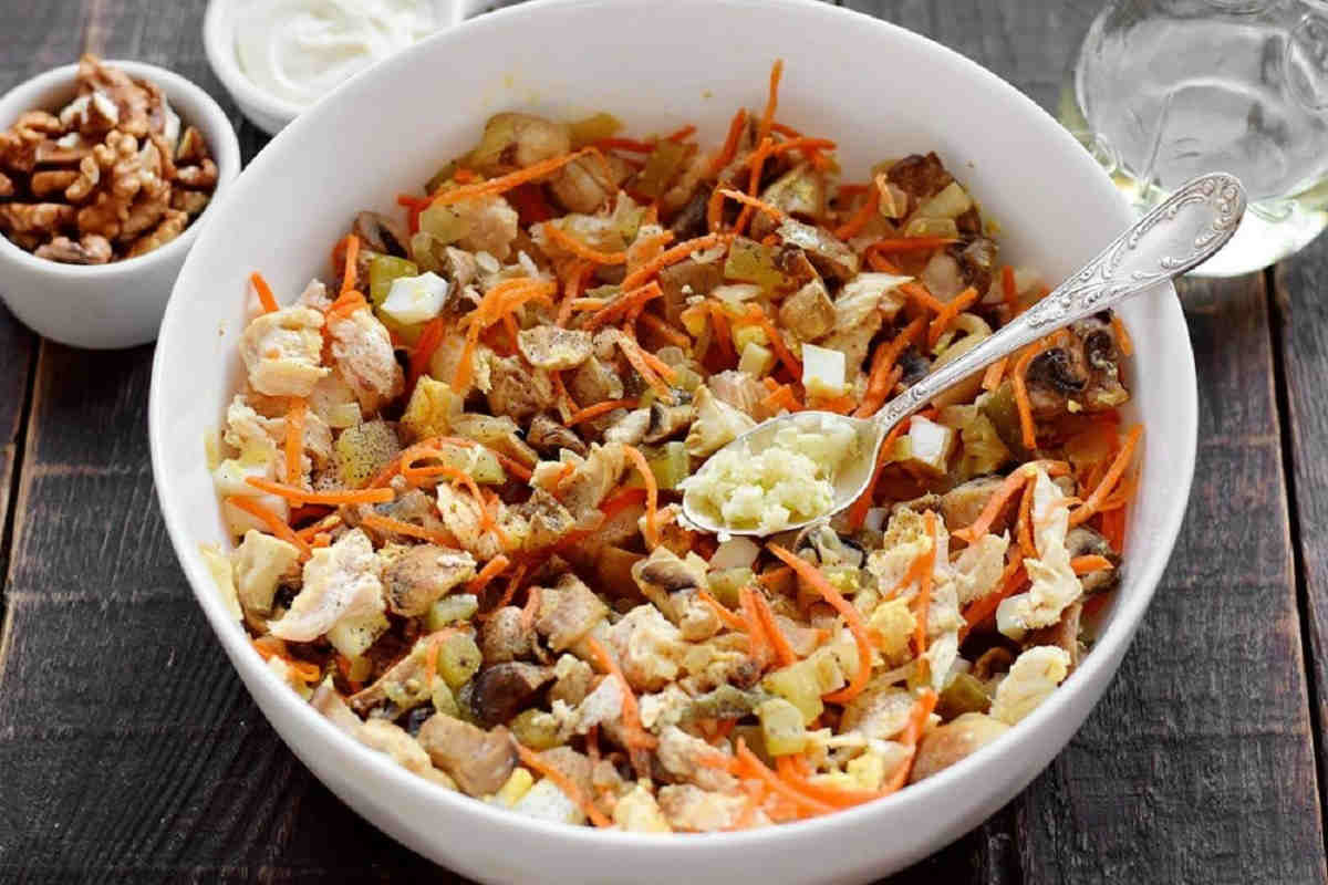 измельченный чеснок