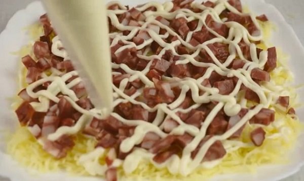 салат с сыром