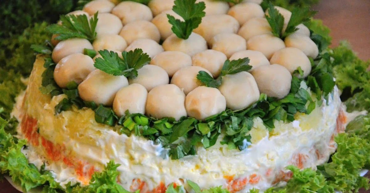 праздничный салат