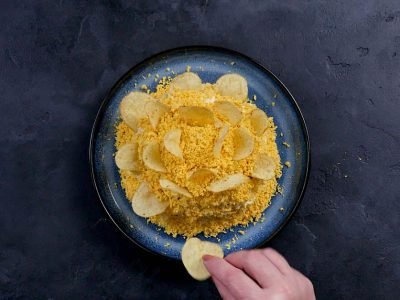 Как готовится салат «Хризантема»