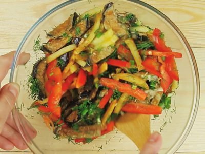 Салат из баклажанов