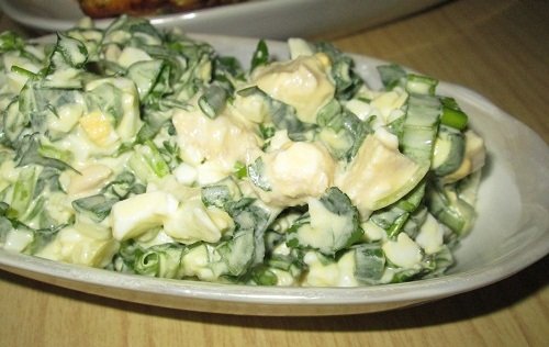 салат из черемши рецепт