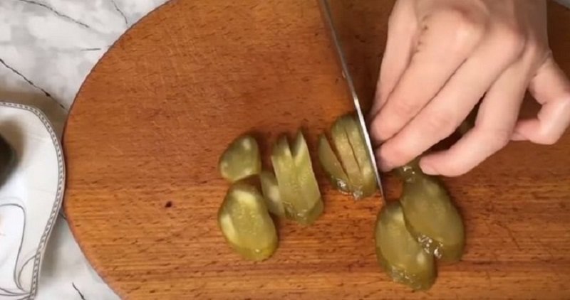 нарезка огурцов