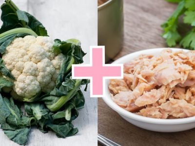 Салат из цветной капусты с тунцом