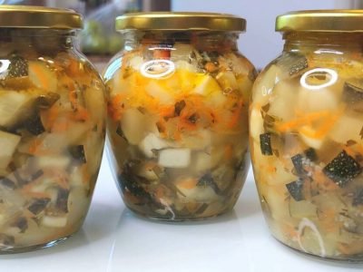 Салат из кабачков и моркови на зиму