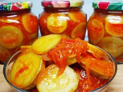 Салат из кабачков с кетчупом: лучшая заготовка на зиму
