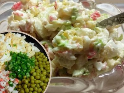 Салат из крабовых палочек по-новому