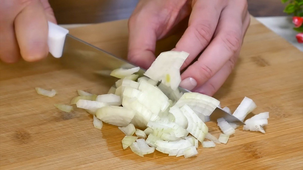 нарезанный лук