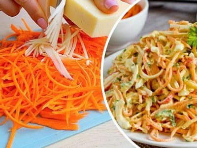 Салат из моркови с сыром: аппетитная закуска за 10 минут