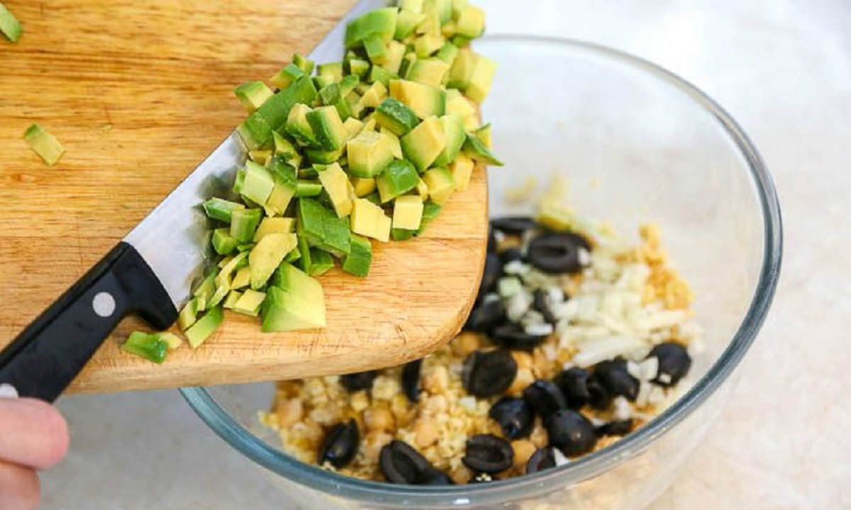 смешивание ингредиентов