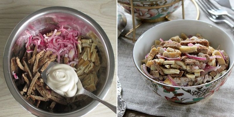 салат из печени фото