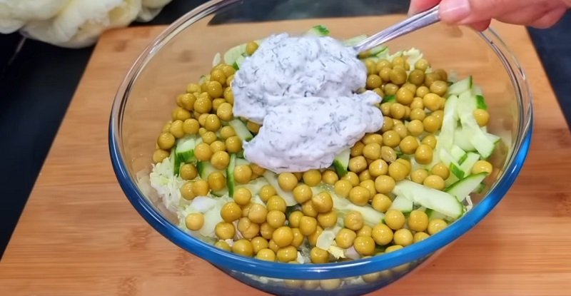 заправка салата